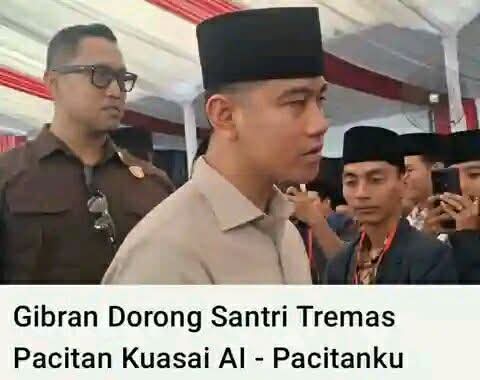 Indonesia Bisa Tiru Iran, Jika Santri Mahir Teknologi Membaca Gibran Di Tremas Pacitan.